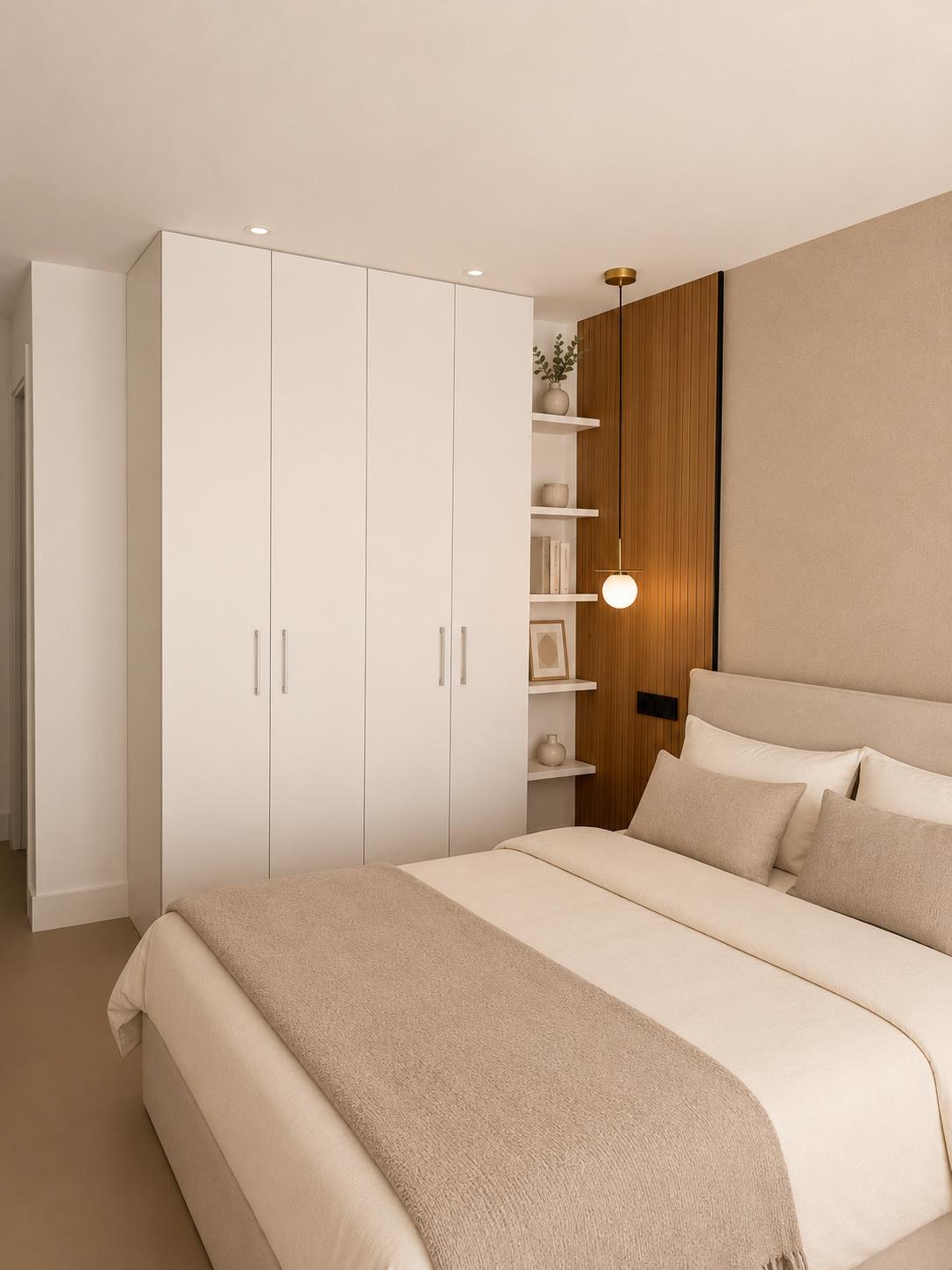 Armarios de gran capacidad en Next Level Suites