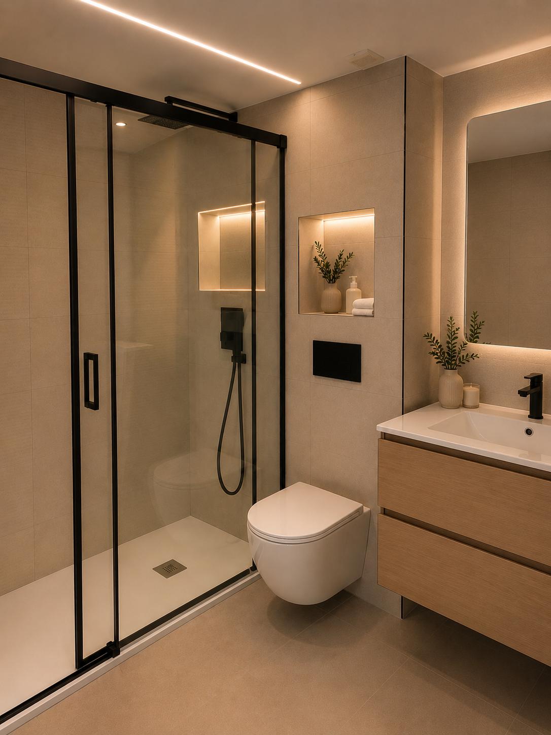 Baño completo de Next Level Suites
