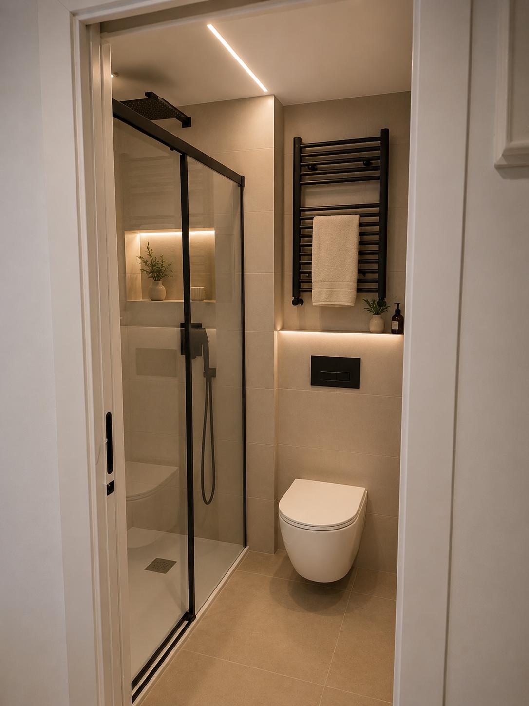 Baño completo de Next Level Suites